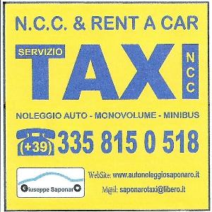 TAXI NCC AUTONOLEGGIO AUTO MINIBUS BUS