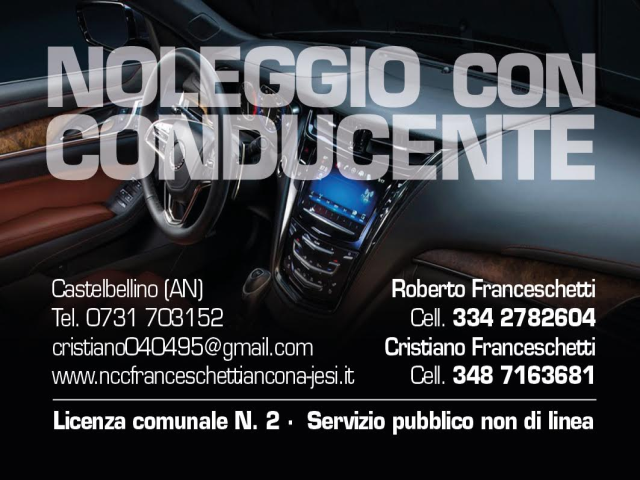 FRANCESCHETTI NOLEGGIO AUTO CON CONDUCENTE JESI - ANCONA